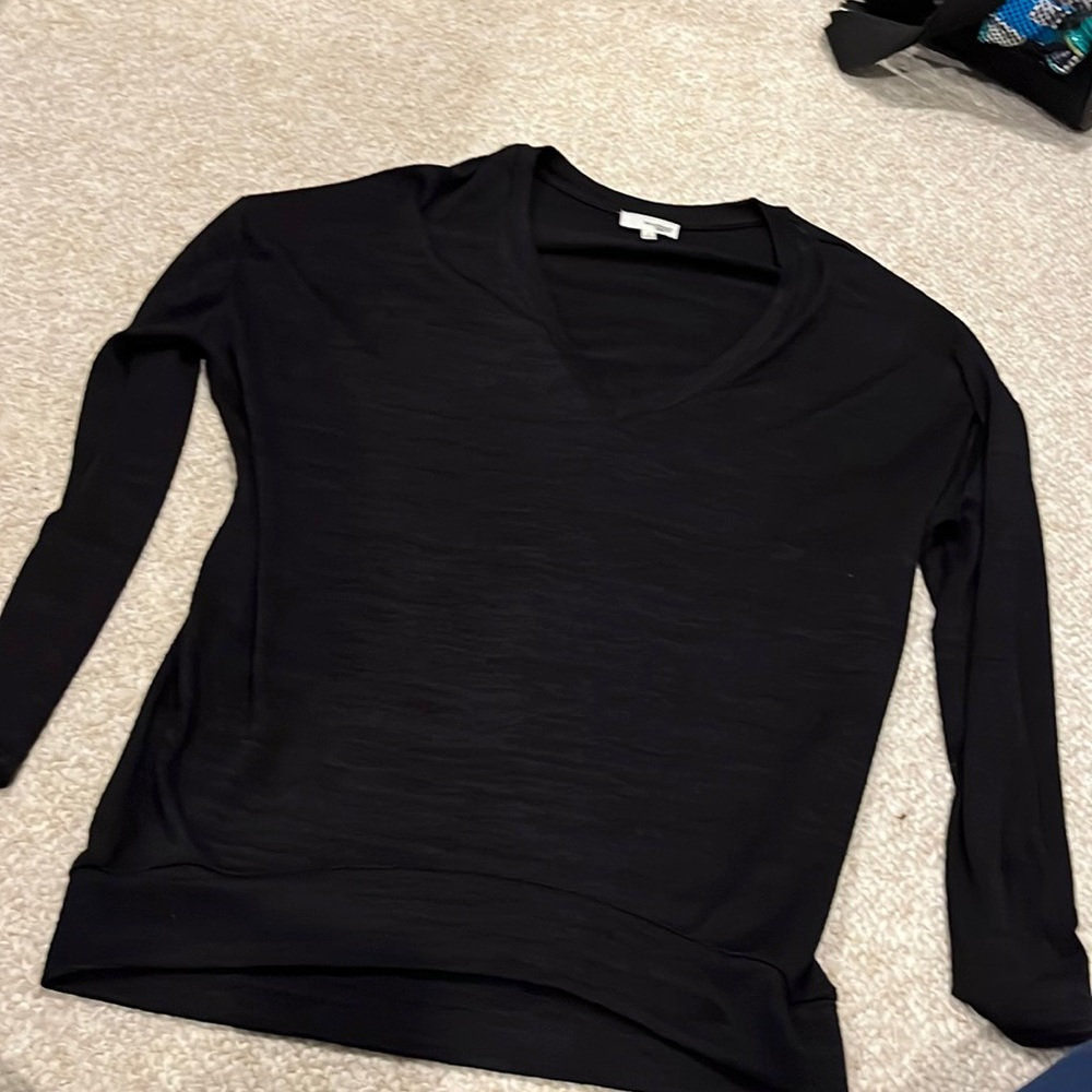 Wilfred free black v neck sweater